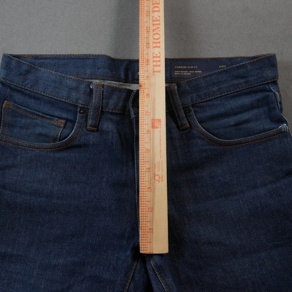 Roark HWY 133 Standard Slim Fit Men Jeans 31x32 Dark Wash Work Indigo